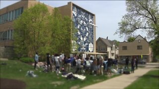 Students walk out of class in protest