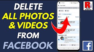 How to delete all photos and videos at once on Facebook