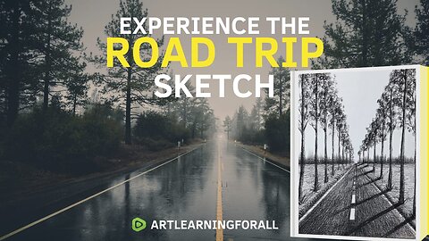 Sketching Memories: Recreating the Open Road 🚗🎨
