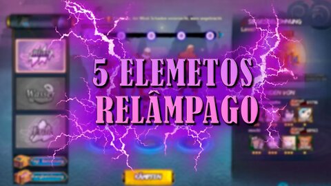 Teste dos 5 Elementos - Relâmpago Comps #NarutoOnline