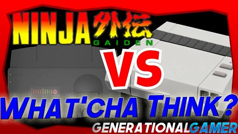 Ninja Gaiden (PC Engine/Turbografx 16 Mini) versus Ninja Gaiden (NES) -- What'cha Think?