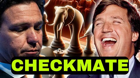 Tucker Carlson OUTSMARTS DeSantis in BRILLIANT Political Chess Move at AMFEST 2023