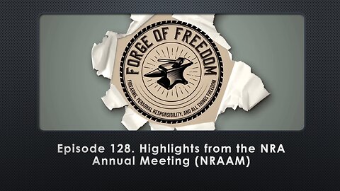 Episode 128. Highlights from the NRA Annual Meeting (NRAAM)