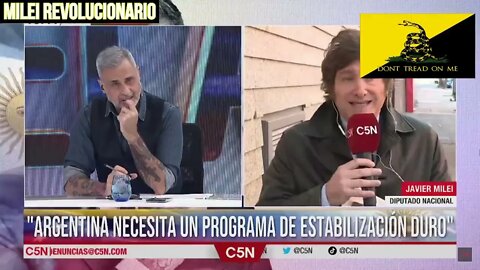 2022 08 04 Javier Milei MILEI LE PONE LOS PUNTOS A RIAL Y TODO C5N