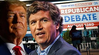 President Trump—ON THE NIGHT OF THE G.O.P. DEBATE—Interviewed by Tucker Carlson! (8/23/23) #FuckingRebel #233MillionViewsOnTwitter #OfficialWorldRecord #WhatGOP? | Grassroots Army Livestream (No Interjection During Interview)