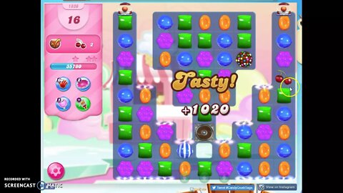 Candy Crush Level 1830 Audio Talkthrough, 3 Stars 0 Boosters