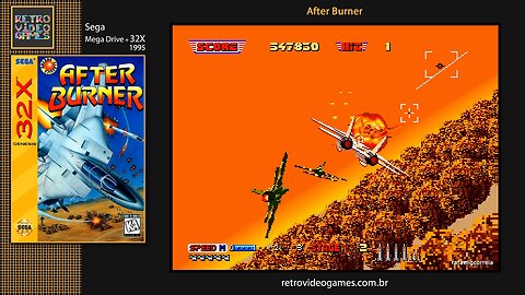 After Burner - Walkthrough - No Commentary - Sega 32X