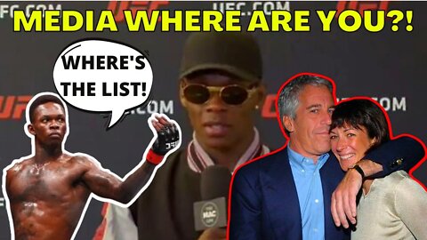 UFC Champ Israel Adesanya SLAMS Ghislaine Maxwell & Woke Sports MEDIA Goes SILENT?!