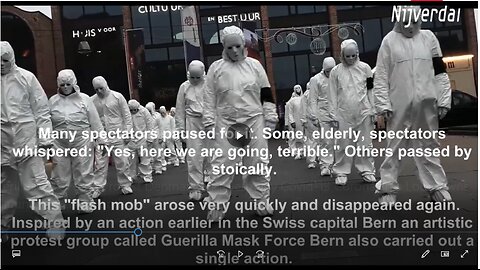 Guerilla Mask Force Protest Denmark and Germany Covid-19 Coronavirus Lockdowns Quarantine Masks