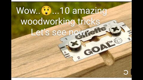 10 amazing tricks for woodworking|| sidhu001||