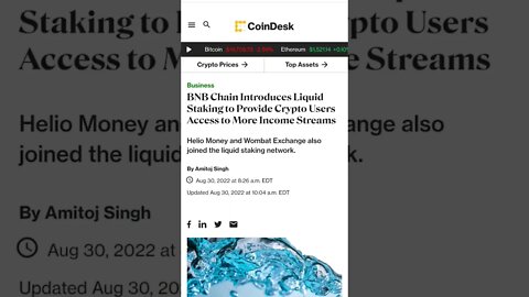 Binance BNB Token And Liquid Staking 🔥