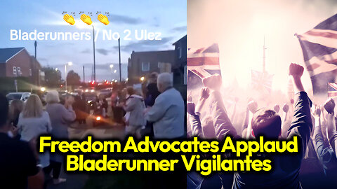 APPLAUDING JUSTICE: Big Clapping For ULEZ Blade Runner Resistance By UK Human Rights Supporters
