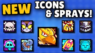 All NEW Sprays and Profile Icons! | Brawl Stars Update