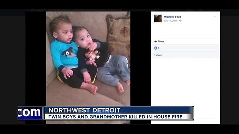 Twin boys and grandmother killed in house fire