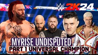 WWE 2K24 Myrise undisputed part 1 universal champion