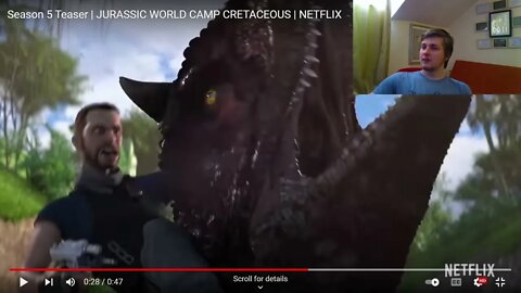 Jurassic World Camp Cretaceous S5 trailer reaction