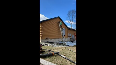 Log home restoration