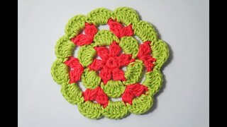 How to crochet coaster free written pattern in description