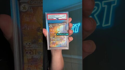 How I got the first PSA 10 Alakazam from Pokémon 151