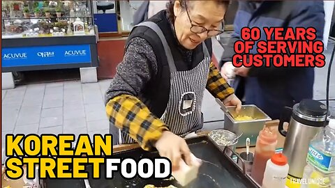 Grandmother's Toast $1 50 year old | Korean Street Food night market