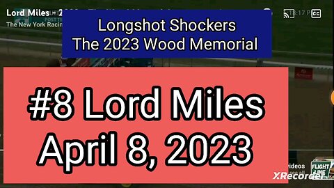 Longshot Shockers - LORD MILES - 2023 Wood Memorial - 002