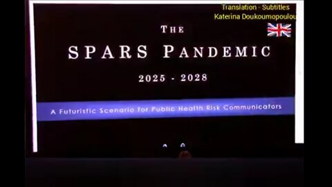 The spars pandemic scenario (2025-2028)
