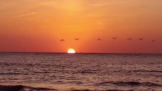 Sunrise over the Atlantic - Saint Simons Island, GA - May 13, 2020 (sunrise begins at 1:15)