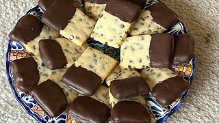 Chocolate Chip Shortbread Cookies