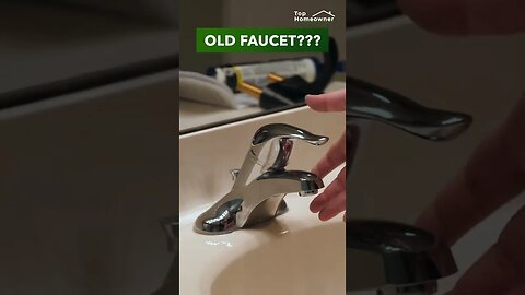 How to Upgrade Bathroom Faucet - Super Quick Guide #shorts