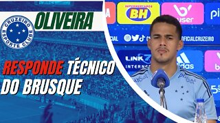 🔥😂😂 OLIVEIRA ZOA TREINADOR DO BRUSQUE POR FALAR MAL DO CRUZEIRO