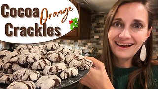 The BEST Cocoa Crackles - a Hint of Orange | Cookie Recipe