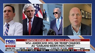 Biden admin is attacking its ‘chief political rival’: Matthew Whitaker