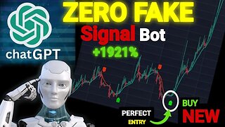 chatGPT NEW Artificial Intelligence BUY/SELL Signals Trading Bot Makes 1921% PROFIT || FULL TUTORIAL