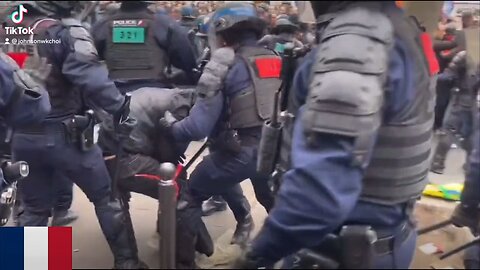 Western values showcased by French police