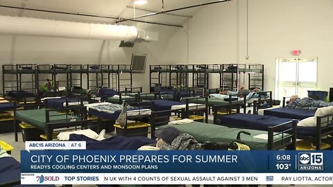 City of Phoenix preparing for summer heat, monsoon season