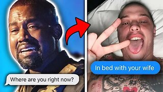 Pete Davidson Trolls Kanye West in LEAKED texts 'Im In Bed With Your Wife' [Low Tier God Reupload]