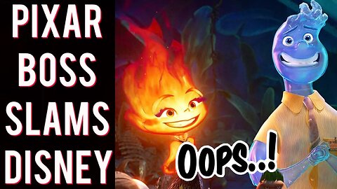 Pixar boss WRECKS Disney for string of box office FAILURES! Still coping over Elemental BUSTING!