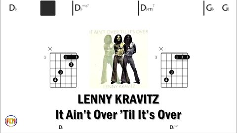LENNY KRAVITZ It Ain’t Over ’Til It’s Over - (Chords & Lyrics like a Karaoke) HD