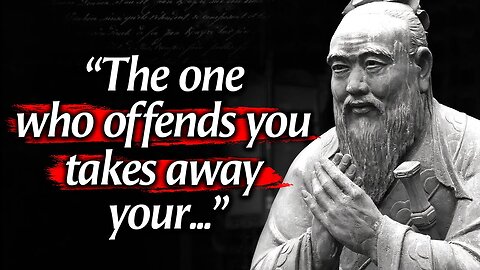 Confucius's Quotes which are better known in youth to not to Regret in Old Age.