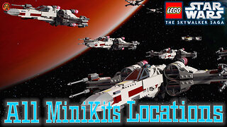 All MiniKits and Challenges - Stay On Target - Lego Starwars the Skywalker Sage