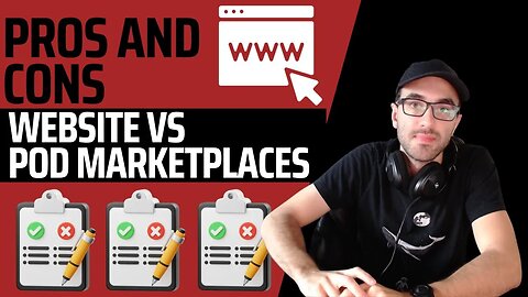 Having Your Website vs Print-on-Demand Marketplaces