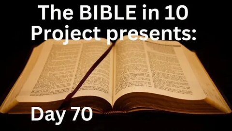 Day 70 Audio Bible Reading Acts 20:13-21:40