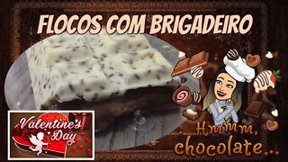 Barra de flocos com Brigadeiro cremoso | Perfeita para o Valentine's Day - Venda Muito