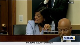 Smug Rep Jayapal Doesn't Want To Hear An Answer About Terrorists At The Border