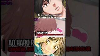 INDICAÇÃO DE ANIME DE ROMANCE E VIDA ESCOLAR - #shorts