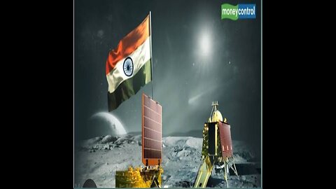 India landing on moon full video || India lands on moon
