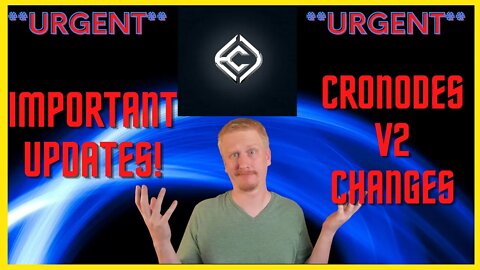 Cronodes V2 EXTREMELY Important Info/Updates! Do This TODAY! | How to Migrate to V2.