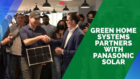 Green Home Systems Partners with Panasonic Solar.