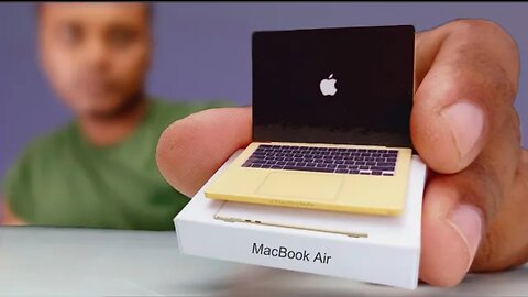 Apple macbook Air 15 inch mini unboxing ...