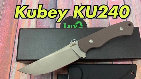 Kubey KU240 fixed blade / a sensible D2 budget fixed blade user !